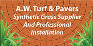 A.W. Turf and Pavers and Pavers and Pavers logo