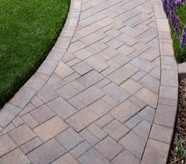 pavers and artificial grass installation